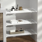 Prateleira Organizadora Ajustável para Armário | Space-Saving Cozinha e Roupeiro – Lumia